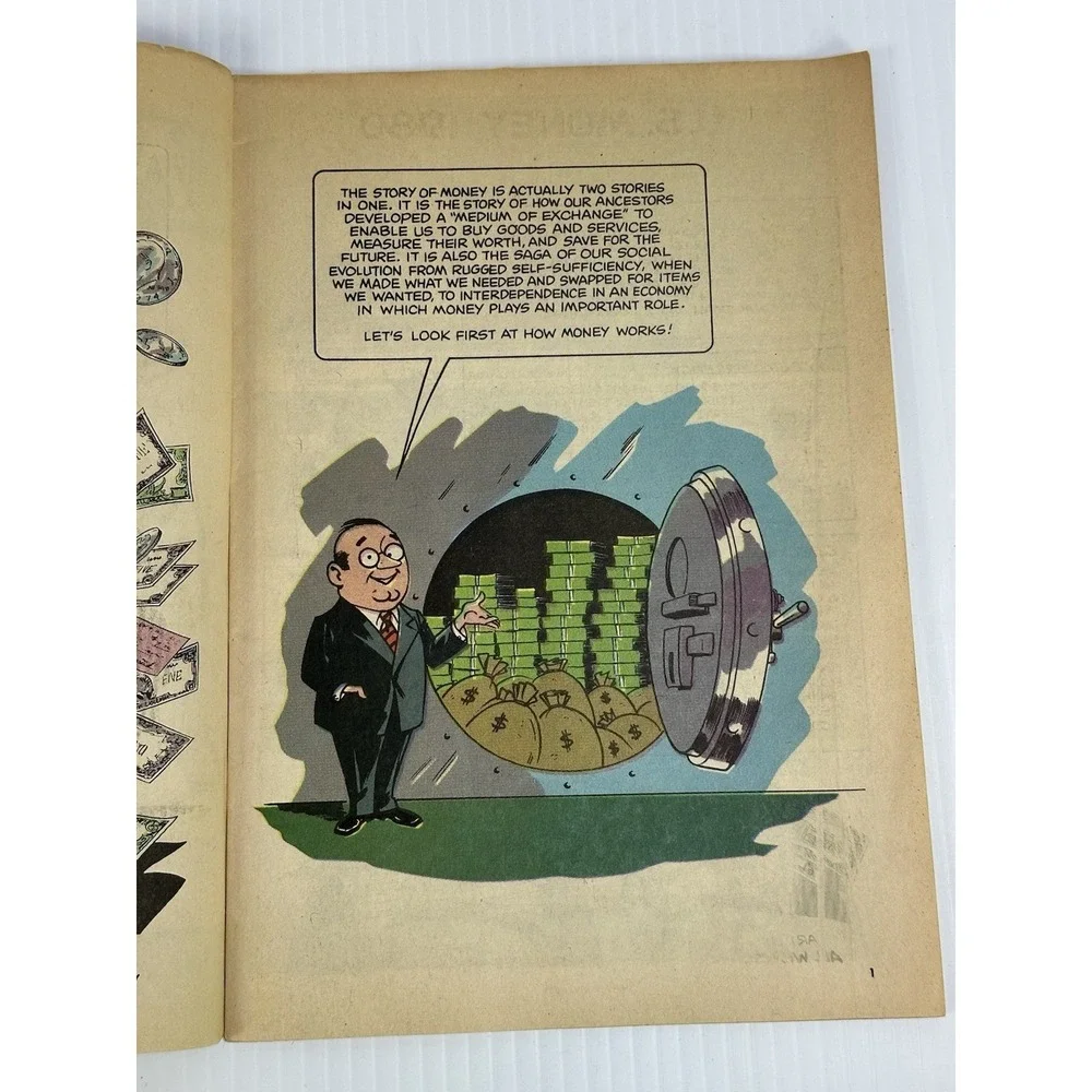 The Story of Money 1981 3rd Edition Promotional Comic Federal Reserve Bank of NY